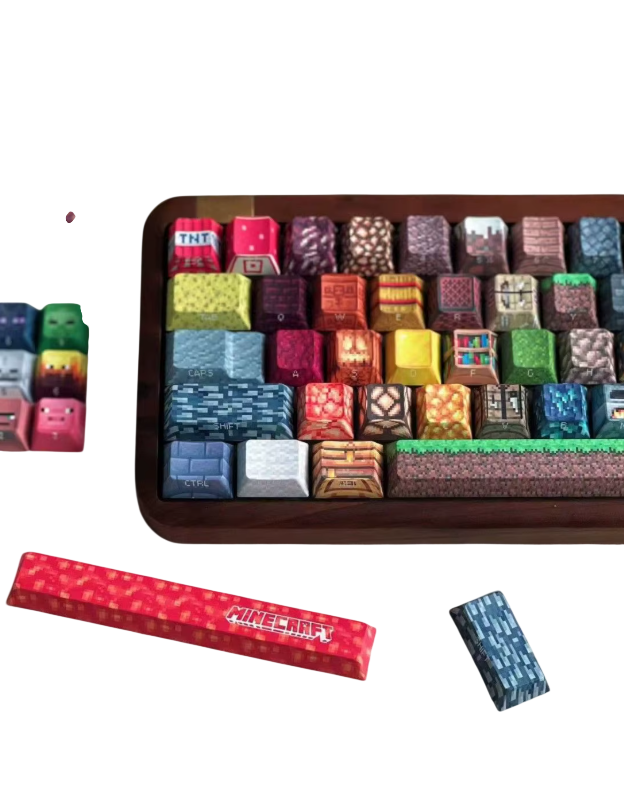 Minecraft Keycap Set – Premium PBT Mechanical Keycaps