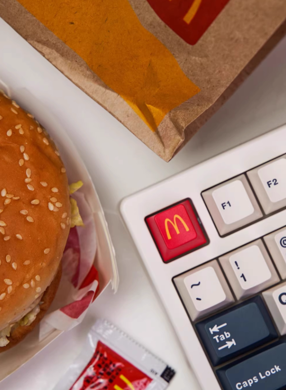 McDonald’s Keycap Set – Premium PBT Mechanical Keycaps