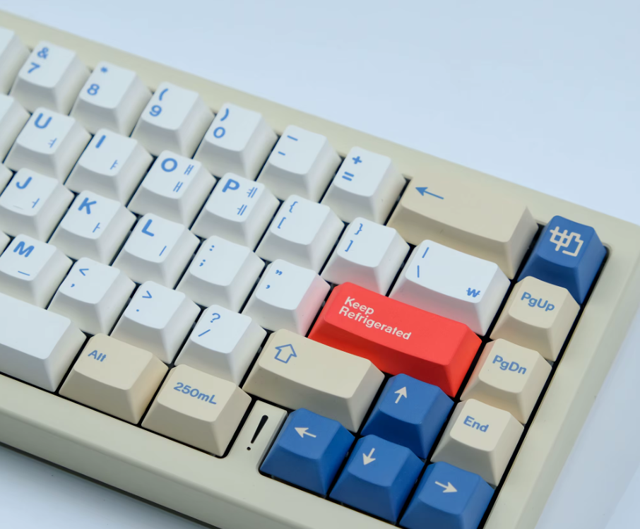 Soymilk Keycap Set – Premium PBT Mechanical Keycaps (135 Keys)