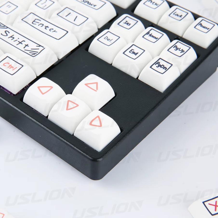 Graffiti Keycap Set – PBT XDA Profile Mechanical Keycaps (125 Keys)