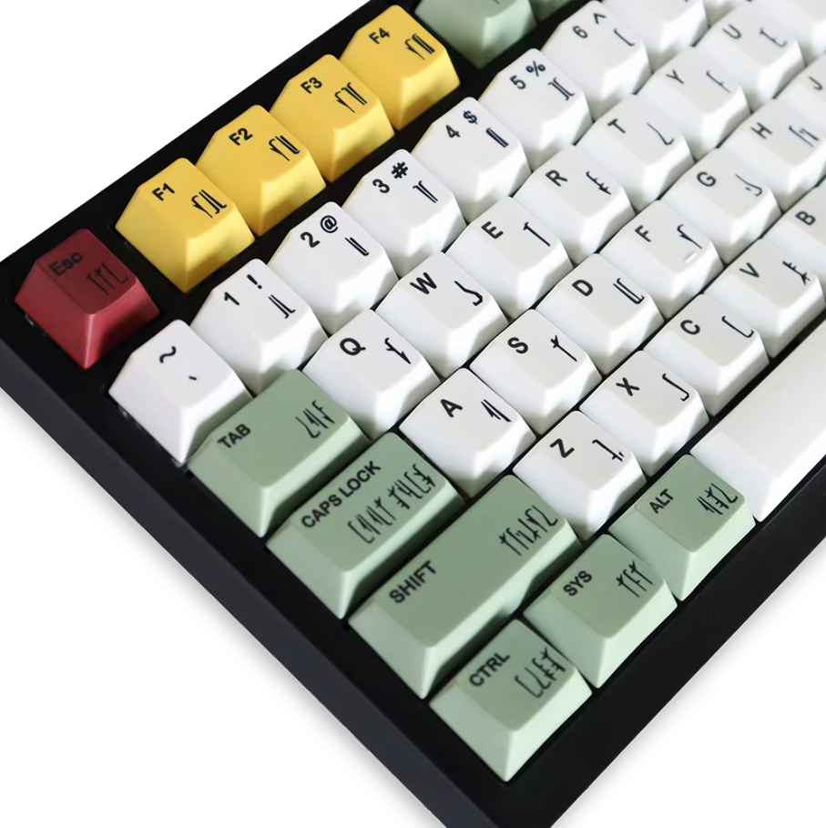 Boba Fett Keycap Set – Tactical-Inspired PBT Mechanical Keycaps (129 Keys)